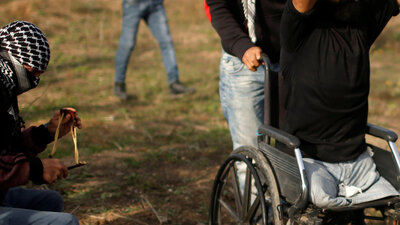 Filistinli engelli Ebu Süreyya'nın son sözleri: "Bu toprak bizim, teslim etmeyeceğiz"