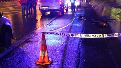 TEM'de kamyonetin çarptığı kadın hayatını kaybetti