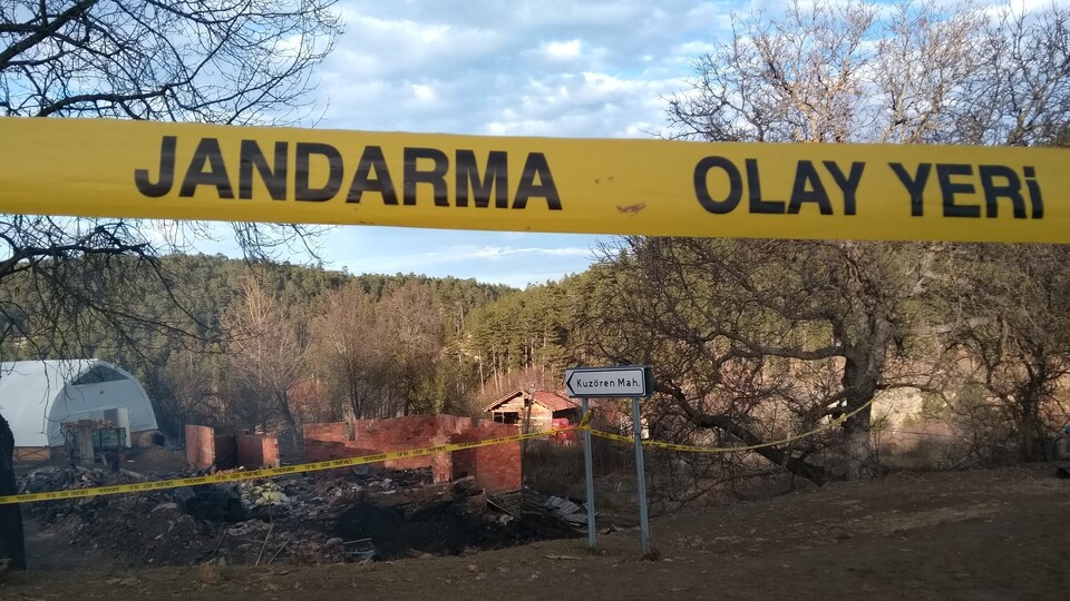 Yangından sonra kaybolan ailenin katledildiği ortaya çıktı!