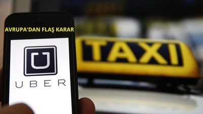UBER'e bir taksi lütfen!
