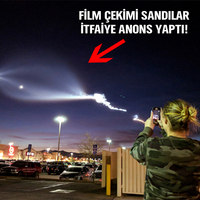 Gökyüzündeki görüntüyü görenler şoke oldu!