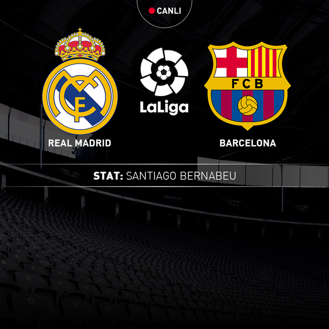 El Clasico'da 3 gol 1 kırmızı kart!