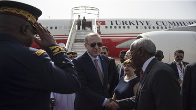 Cumhurbaşkanı Erdoğan, Tunus'a gitti