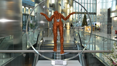 Gl'onze sergisi, sanatseverlerle buluştu