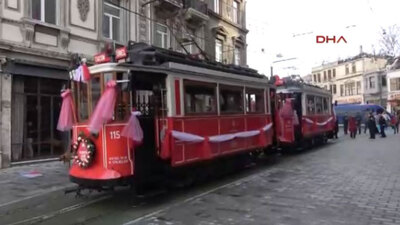 Nostaljik tramvay geri döndü!