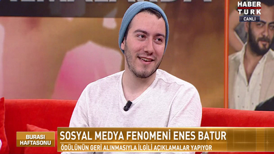 Enes Batur, geri alınan ödülü hakkında ilk kez konuştu