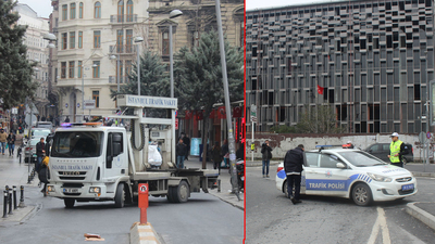Bu kare az önce Taksim'de çekildi!