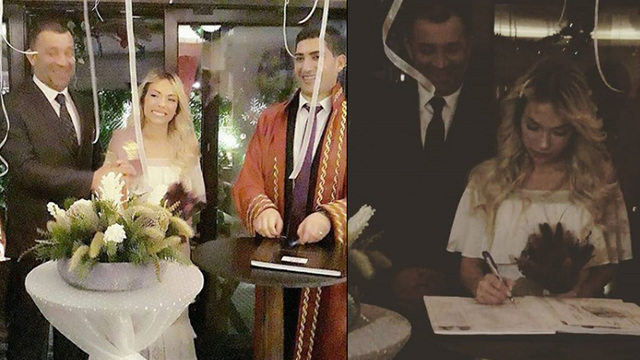 Ünlü oyuncu evlendi! Yeni yılın ilk imzası...
