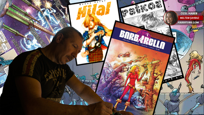 Dünyaca ünlü çizgi roman Barbarella'ya Türk çizer imzası!