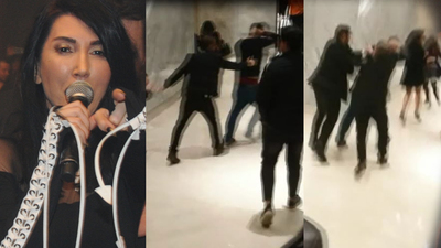 Hande Yener'in konserinde olay çıktı! Yumruklar havada uçuştu...