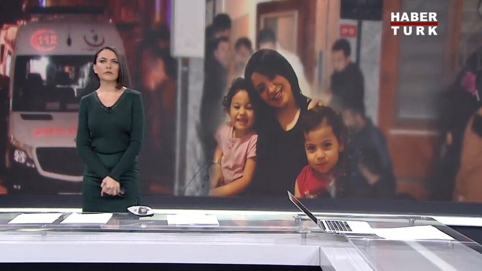 Habertürk TV spikeri Ece Üner, canlı yayında gözyaşlarını tutamadı