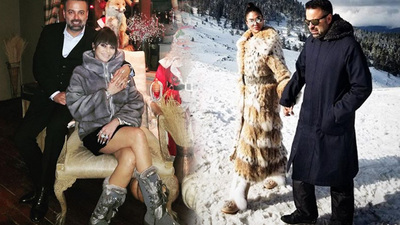 105 bin TL'lik kürkle poz veriyor