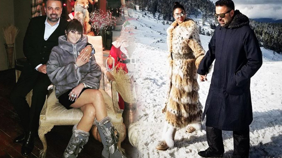 105 bin TL'lik kürkle poz veriyor