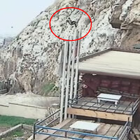 Korkunç ölüm kamerada!