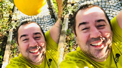 Demirer'den limonla mutluluk pozu