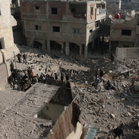 Ablukadaki Doğu Guta'ya saldırılar sürüyor