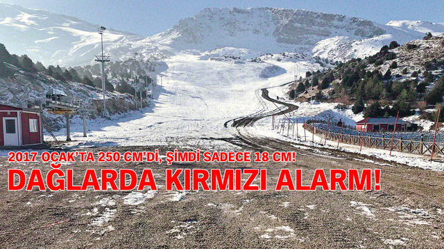 Dağlarda kırmızı alarm!