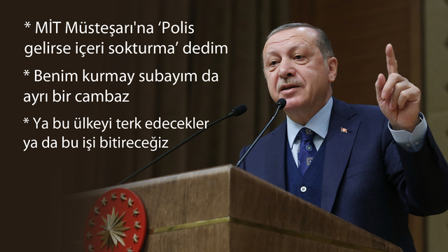 Erdoğan: Orada devlet kurmak isteyenler avucunu yalar!