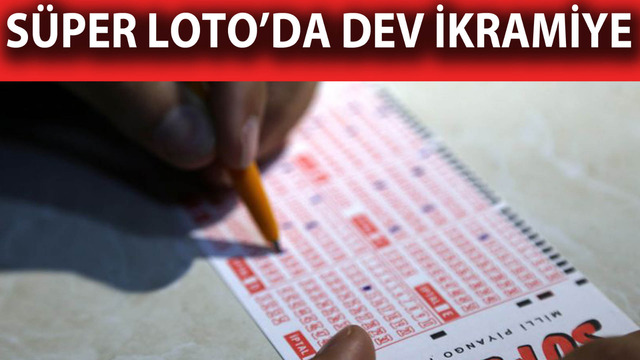 Süper Loto'dan dev ikramiye...