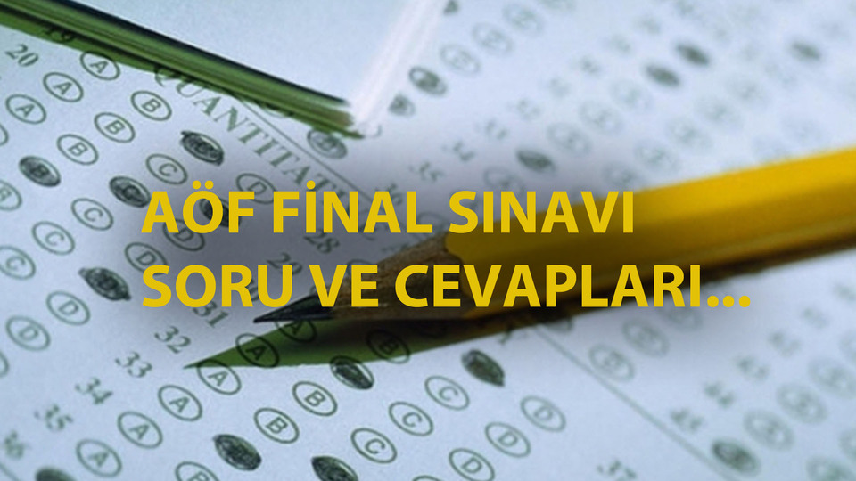 AÖF soru ve cevapları yayınlandı mı?
