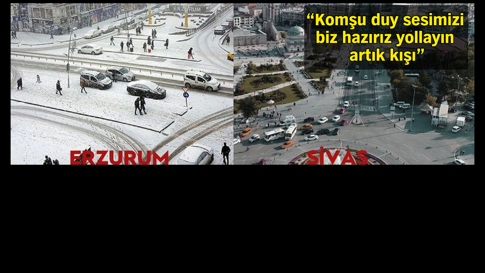 Belediyelerin 'kar' diyaloğu güldürdü