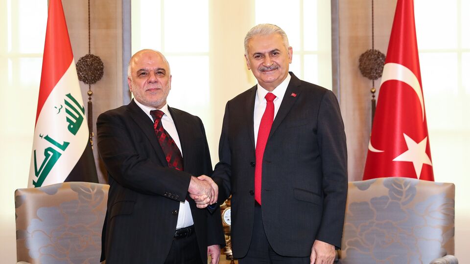 Başbakan Yıldırım Iraklı mevkidaşı İbadi ile görüştü
