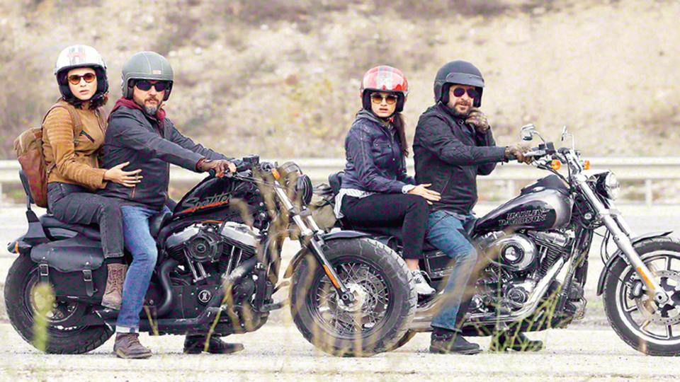 'Kaybedenler' motosiklette