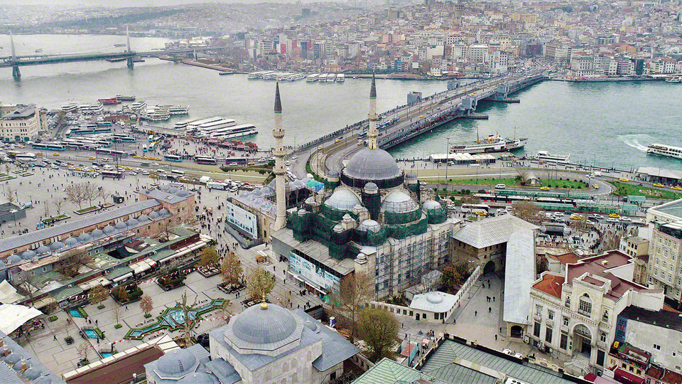 355 yıllık Yeni Cami'nin restorasyonu yarılandı
