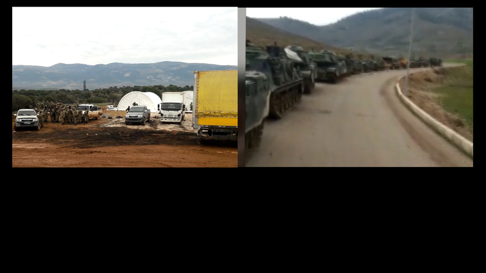 Türk askerinin Afrin'deki ilk görüntüleri...