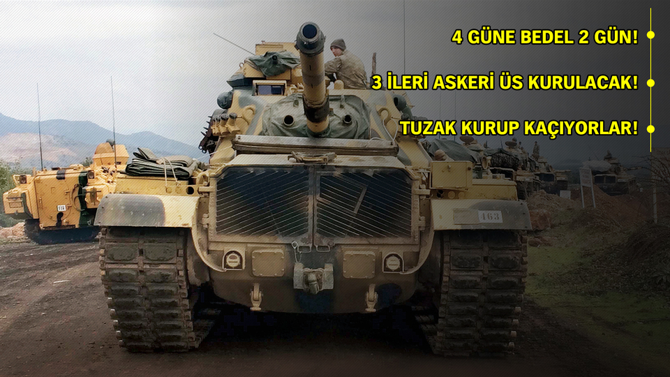 Yıldırım hızıyla Zeytin Dalı Harekatı!