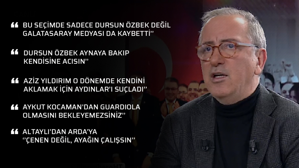 ''Çenen değil, ayağın çalışsın''