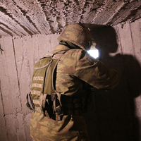 İşte Afrin'deki terör tüneli!