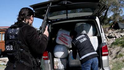 1,5 ton uyuşturucu ele geçirildi