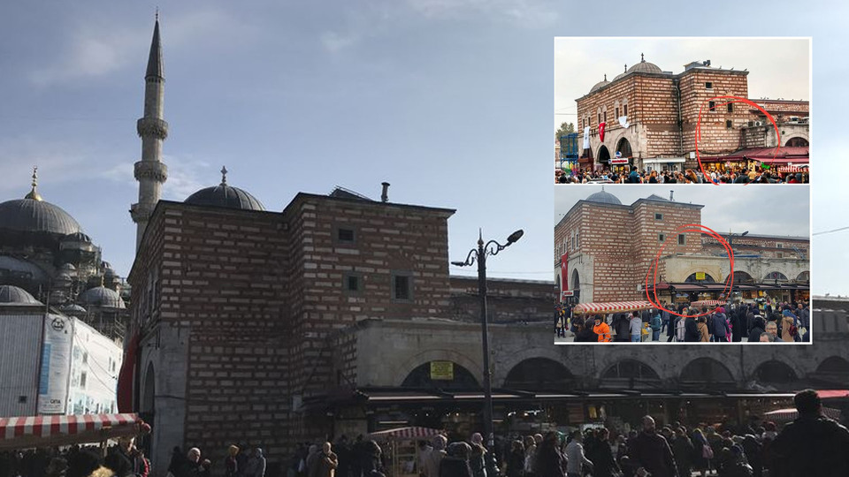 Mısır Çarşısı'nda tartışılan görüntü