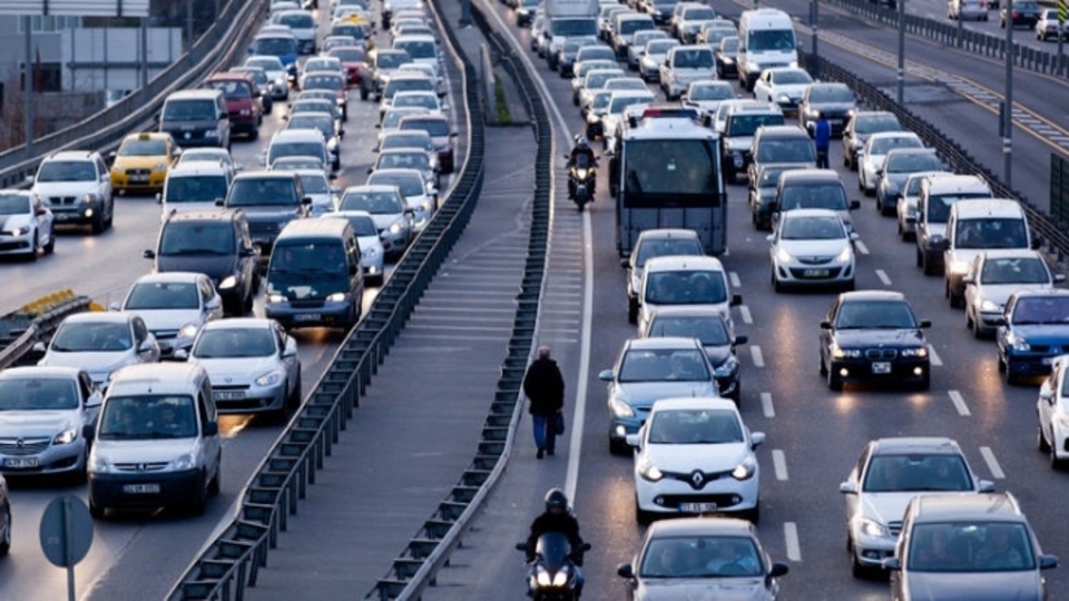 Trafikteki araç sayısı 22.2 milyon adet oldu