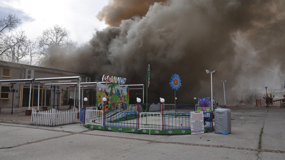 Lunapark deposundaki yangında korkunç ölüm!