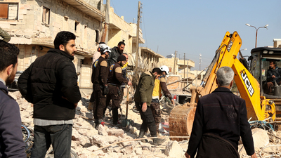 İdlib'e saldırılar arttı: 8 ölü