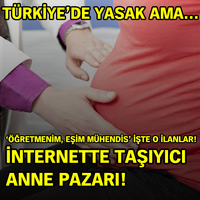 İnternette taşıyıcı anne pazarı!