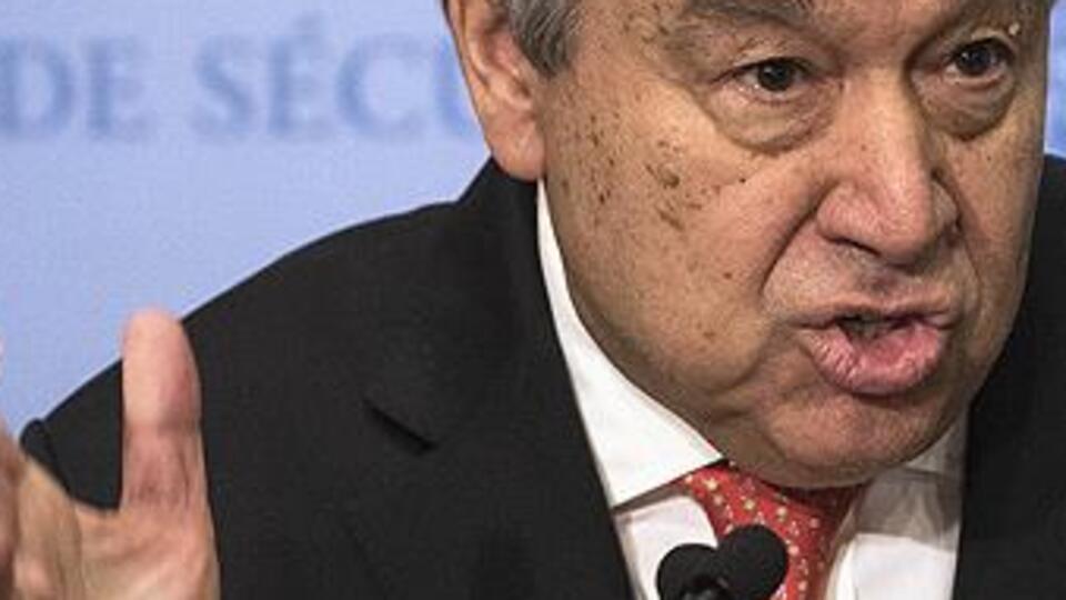 Guterres'ten BMGK'ye kimyasal silaha karşı birlik çağrısı