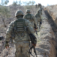 Afrin'de Şeyh Huruz Köyü teröristlerden temizlendi