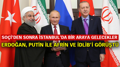 Erdoğan ve Putin görüştü: İstanbul'da üçlü liderler zirvesi kararı!