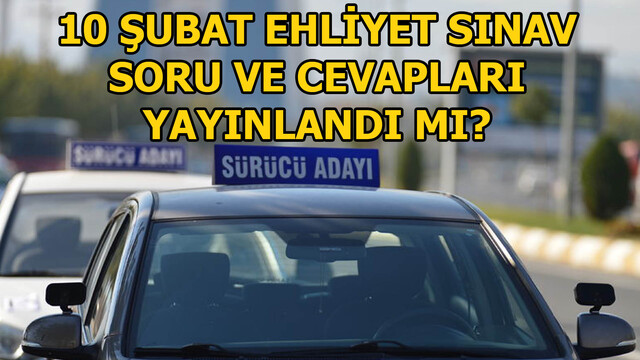 Ehliyet sınav sonuçları ne zaman açıklanacak?