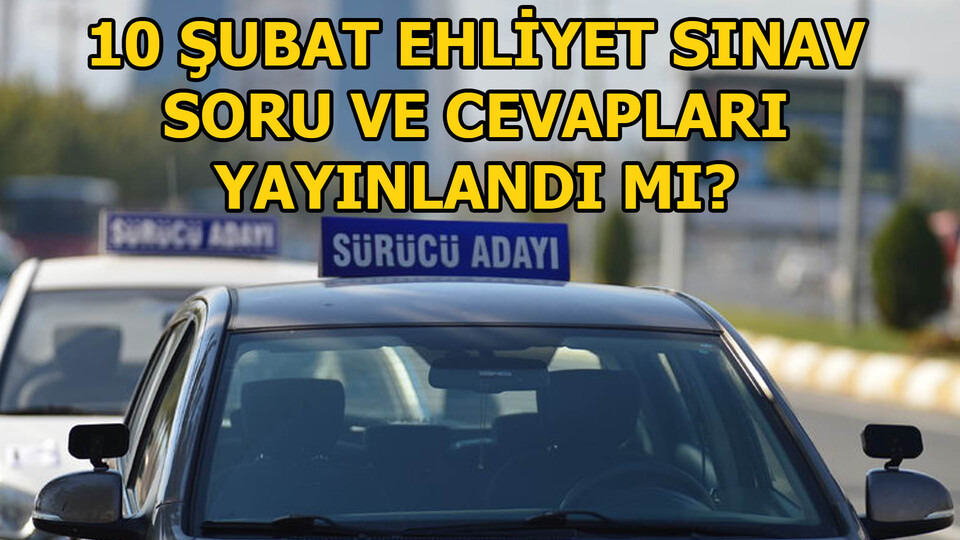 Ehliyet sınav sonuçları ne zaman açıklanacak?