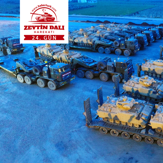 Afrin sınırında sıcak dakikalar!
