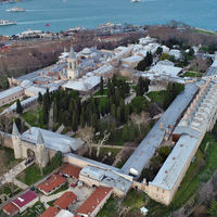 Tarihinin en büyük restorasyonunu geçiren Topkapı Sarayı havadan görüntülendi