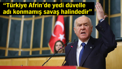 Bahçeli'nin sözleri salonu ayağa kaldırdı: "Alttan alanın kanı kurusun"
