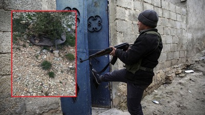 Teröristler zeytin depolarını, cesetleri bile mayınlamış!