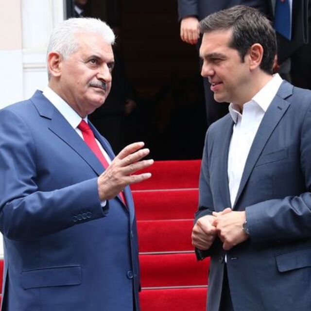 Başbakan Yıldırım, Yunan mevkidaşı Çipras ile görüştü