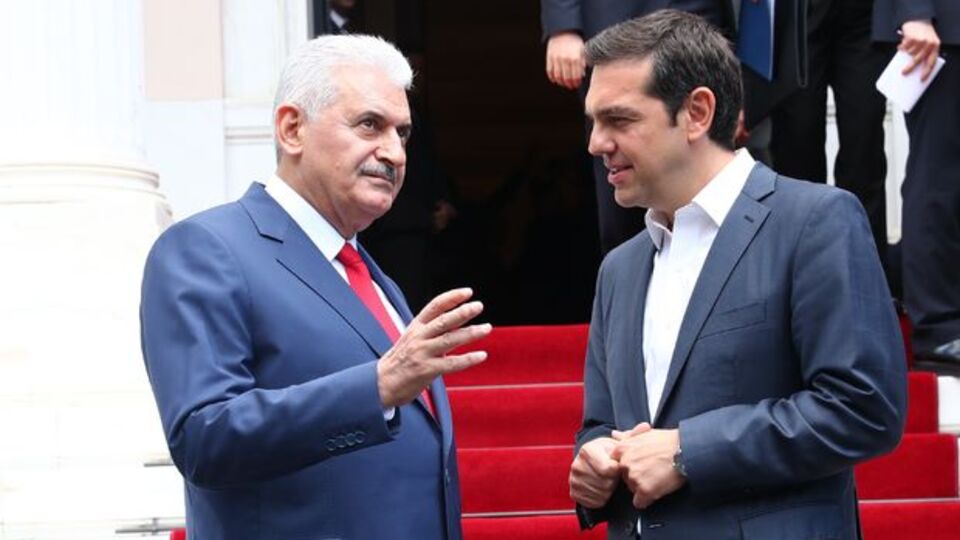 Başbakan Yıldırım, Yunan mevkidaşı Çipras ile görüştü