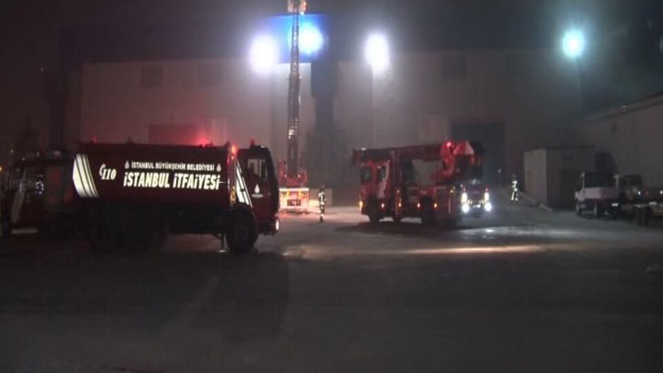 Yeşilköy CNR Fuar Merkezi'nde yangın çıktı!